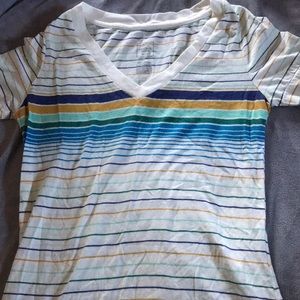 Mossimo vintage striped v-neck t-shirt
